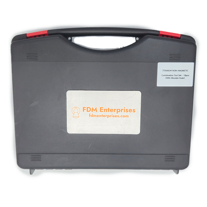 17 + Wooden Ruler Pcs MRI‑Safe Titanium Tool Kit – Non‑Magnetic Tools for MRI Repair