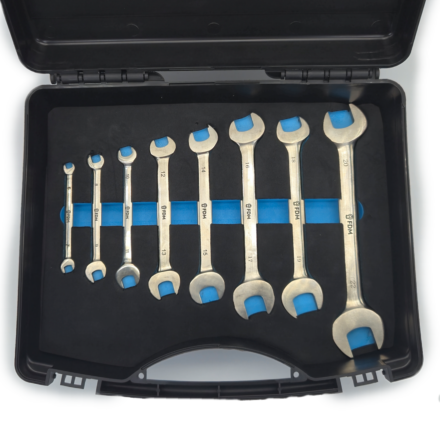 Titanium Double Open End Metric Wrench Set 8 piece Non-Ferrous, Corrosion Resistant,  Non-Magnetic