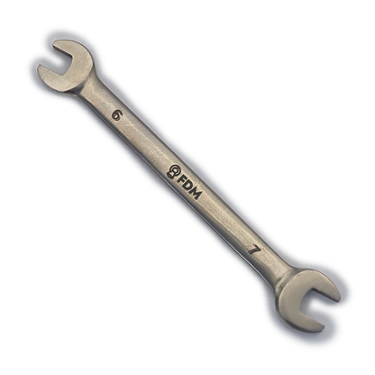 Titanium Double Open End Metric Wrench Set 8 piece Non-Ferrous, Corrosion Resistant,  Non-Magnetic