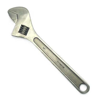 Titanium Tools Adjustable Wrench 10" Non-Ferrous, Non Magnetic Tool