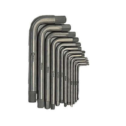 Titanium Tools Allen Key Set 12pcs SAE Non Magnetic Non Ferrous Tools