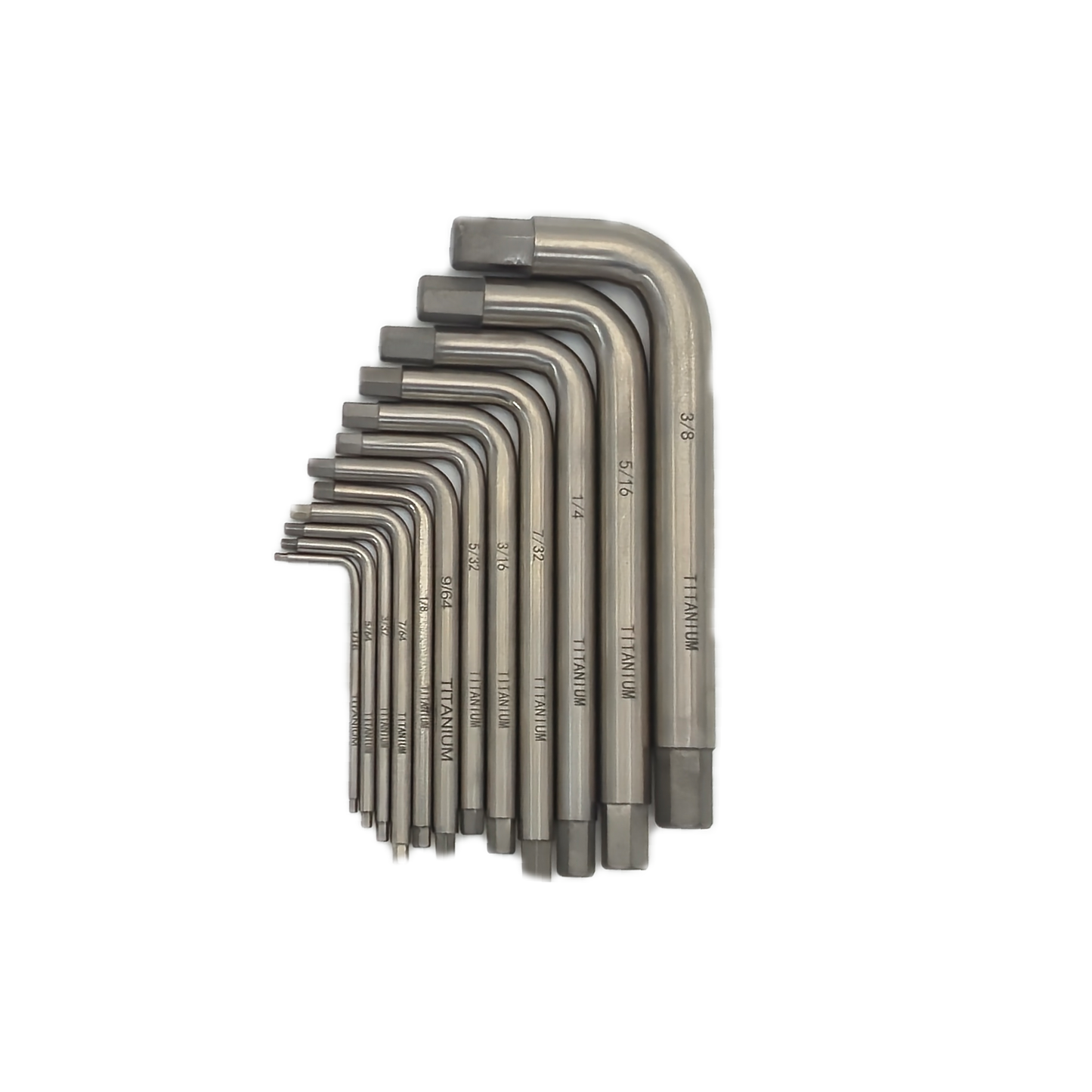 Titanium Tools Allen Key Set 8pcs Non Magnetic Non Ferrous Tools