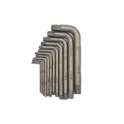 Titanium Tools Allen Key Set 8pcs Non Magnetic Non Ferrous Tools