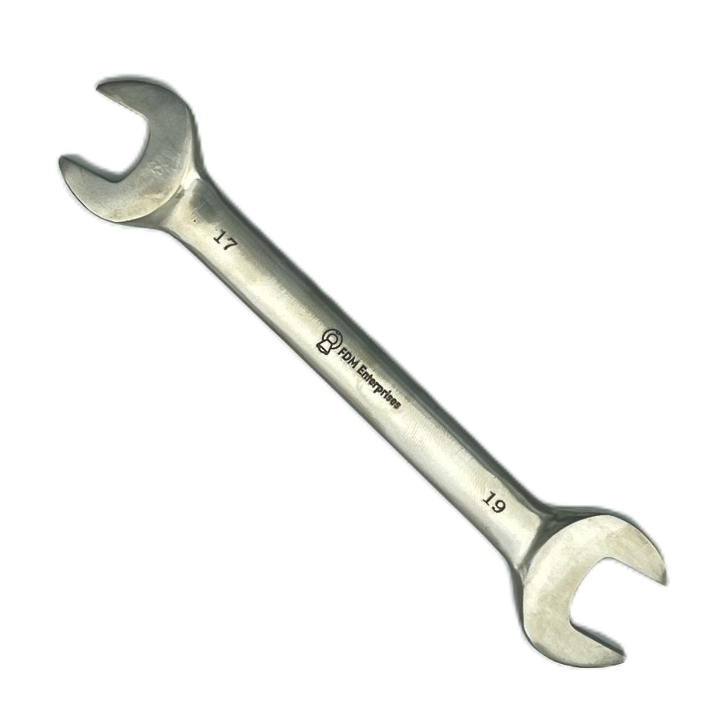 Double open end Titanium Tools 17 x 19 corrosion resistant non magnetic titanium wrench
